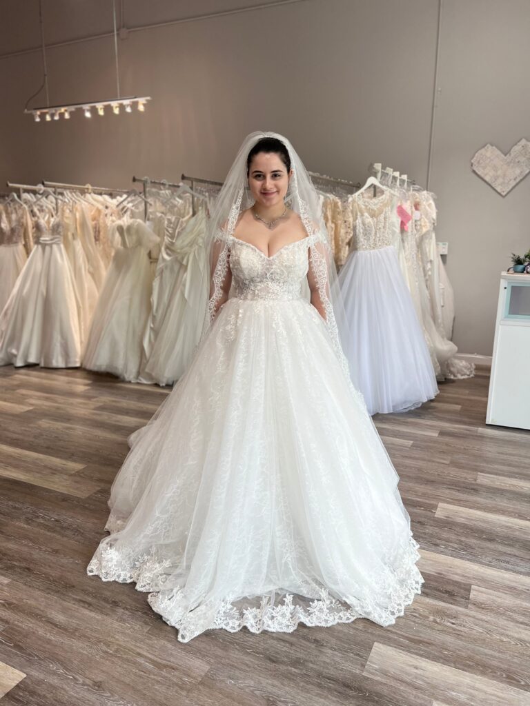 ballgown wedding dress under 1000 in whittier california bridal store