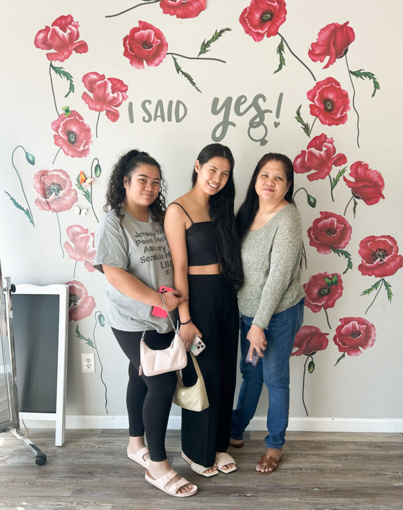 wedding dress shopping in hayward bridal store