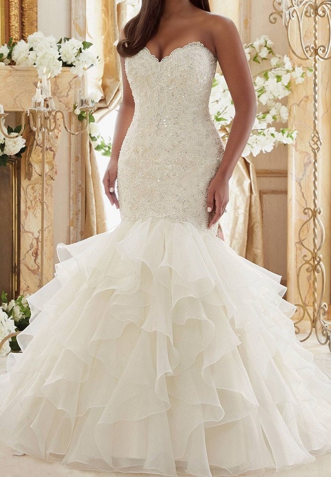 40 Ruffle Wedding Dresses That Are Trending - Weddingomania