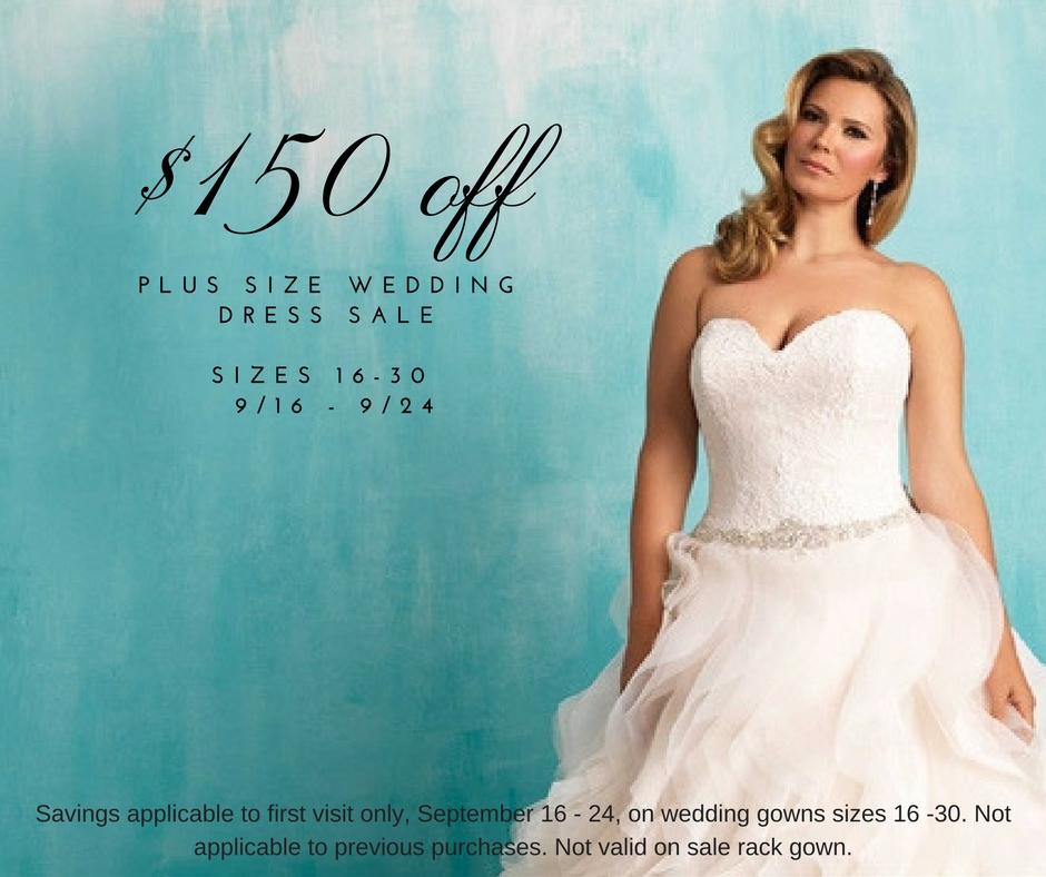 Plus Size Wedding Dress Sale – Save $150