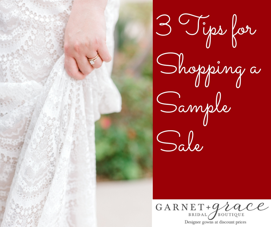 3 Tips for Shopping a Wedding Dress Sample Sale