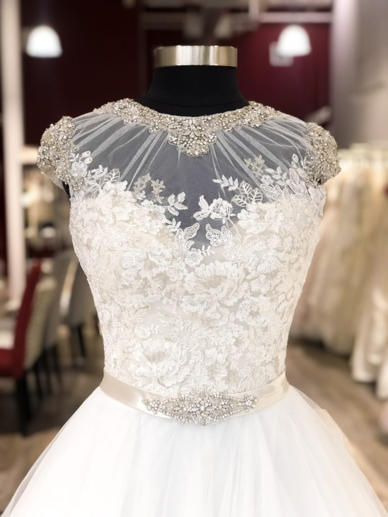 winter ballgown wedding dress
