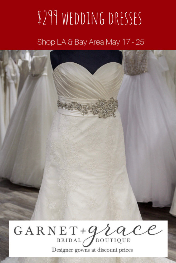 $299 Wedding Dress Sample Sale