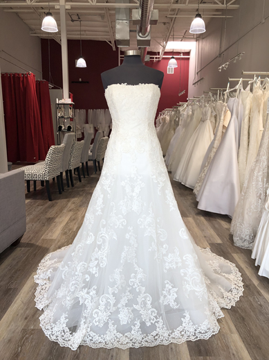 lace aline wedding dress