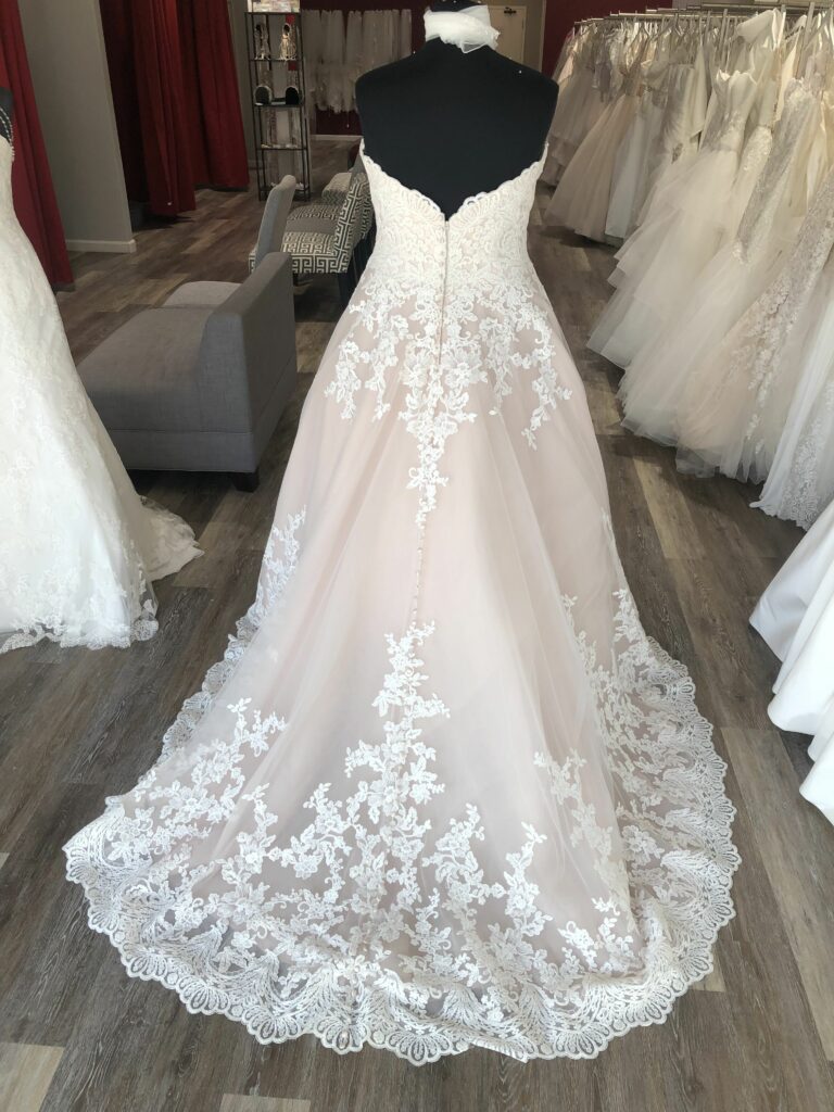 train of wedding dress