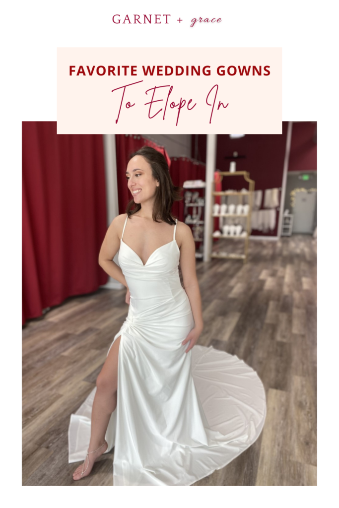 Garnet bridesmaid outlet dresses