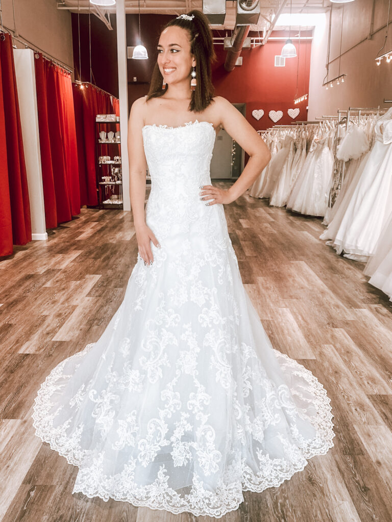 lace wedding dress on sale