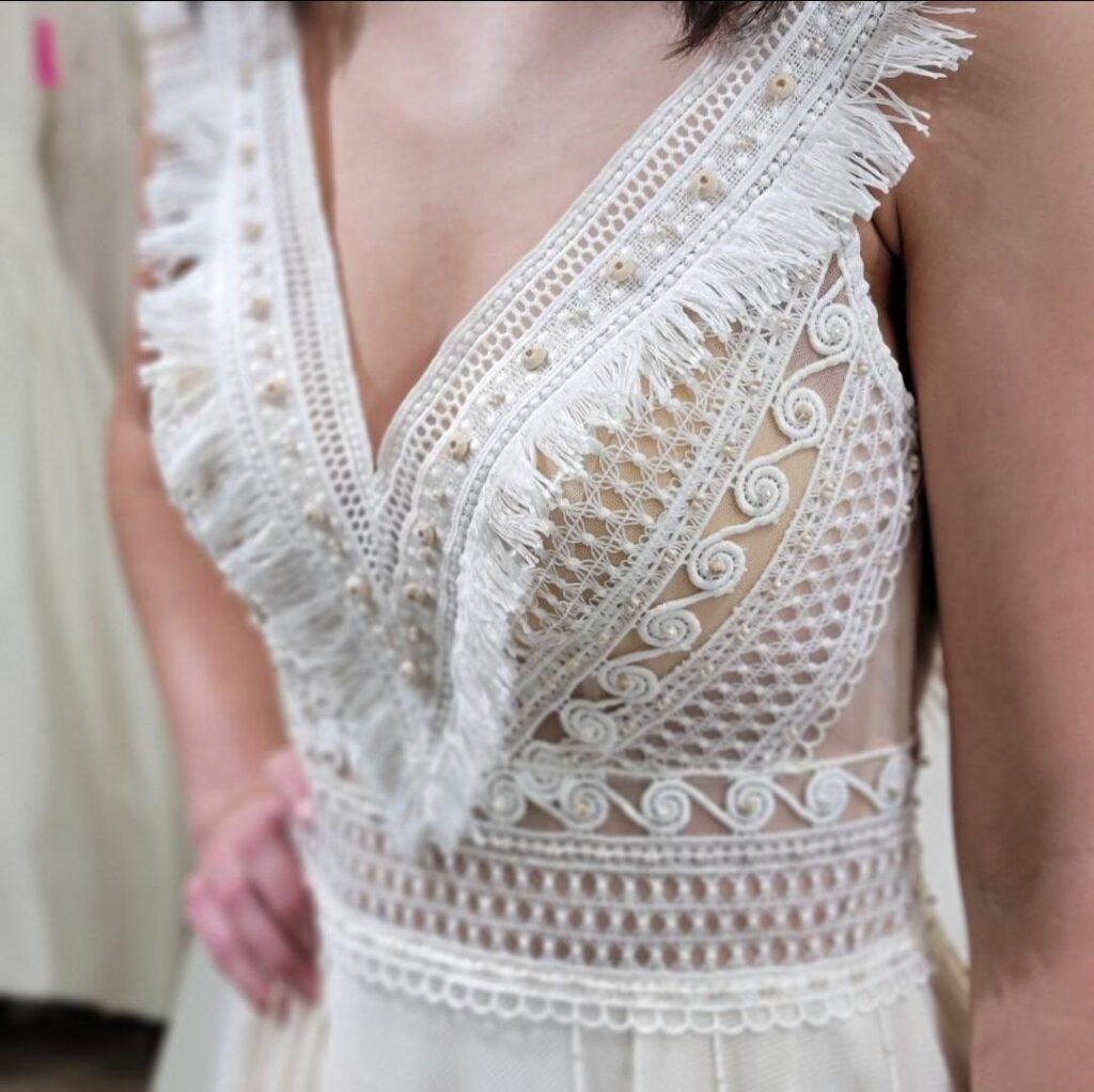 3 Favorite Fringe Wedding Dresses GARNET grace Bridal Salon