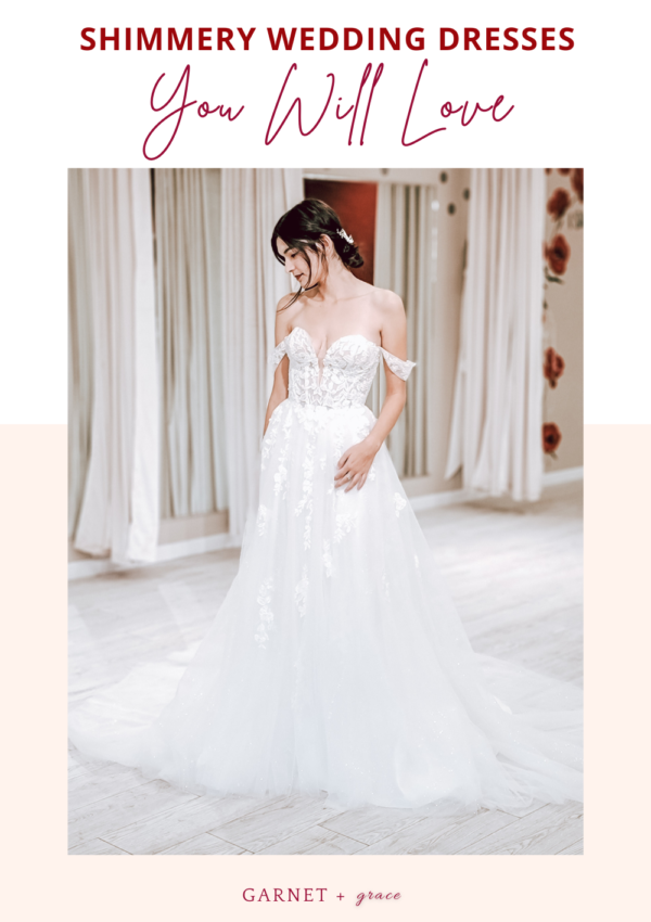 Trend Alert: Shimmery Wedding Dresses