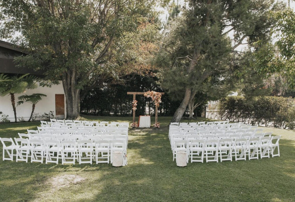 outdoor los angeles california wedding venue