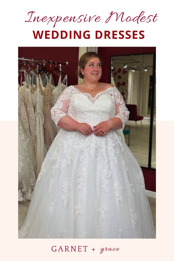Inexpensive Modest Wedding Dresses In Los Angeles GARNET   grace